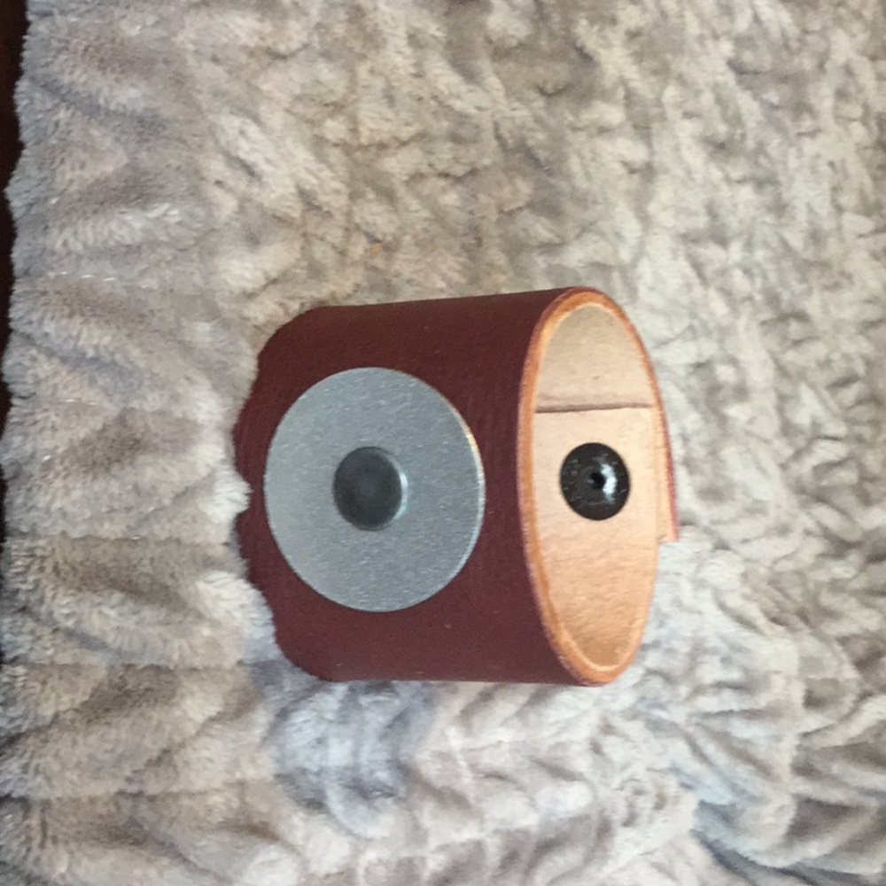 Handmade leather cuff